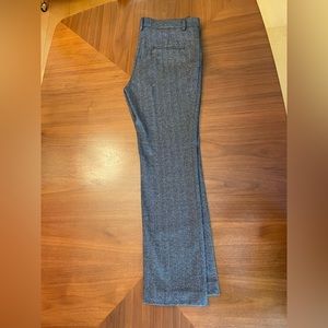 GREY PATTERN FULL LENGTH STRAIGHT LEG - ANN TAYLOR LOFT - 6P